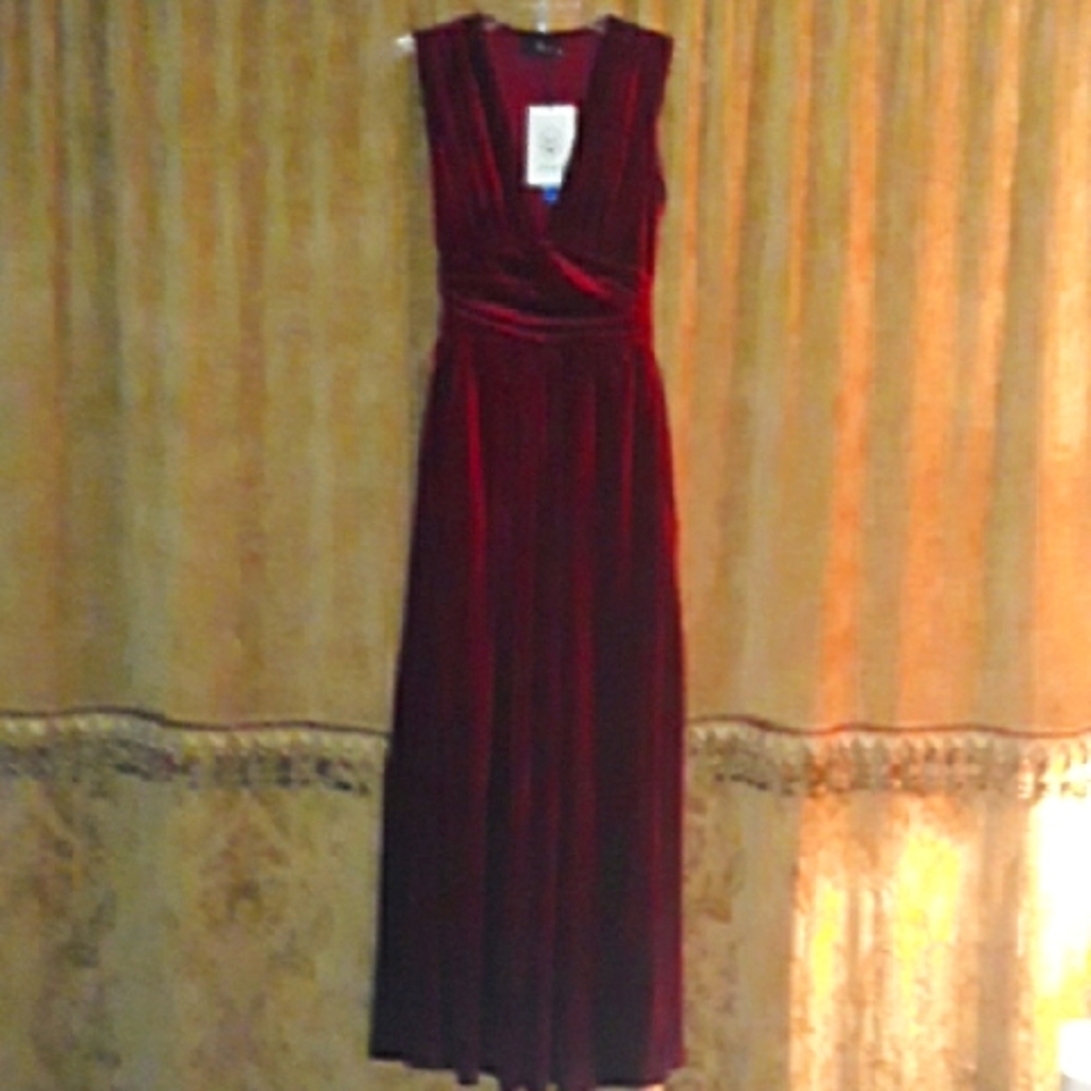 Velour Jumpsuit with Pockets